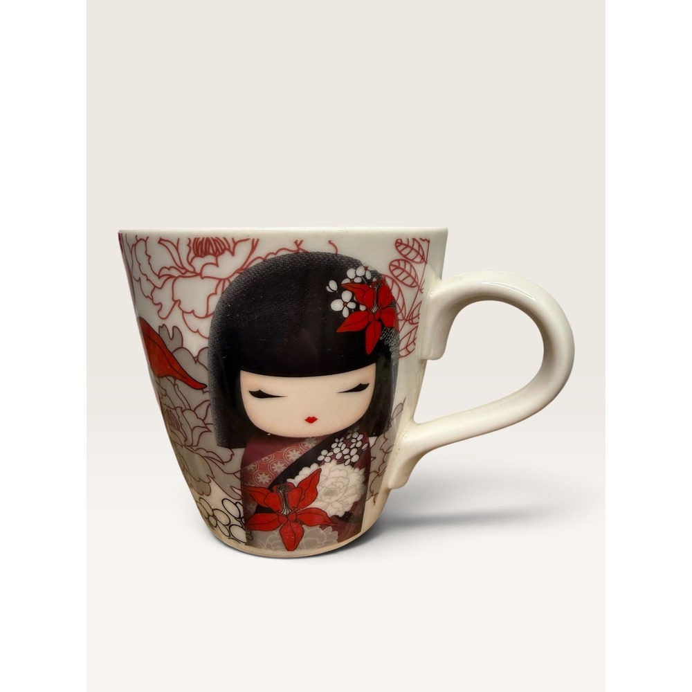 Kimmidoll Collection Mug Japan Kokeshi Doll NEW - Picture 4 of 6
